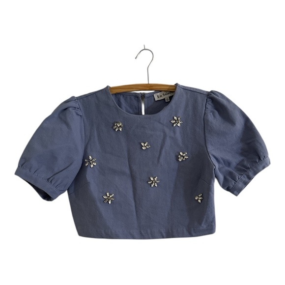 En Saison Jeweled crop top - Picture 2 of 6